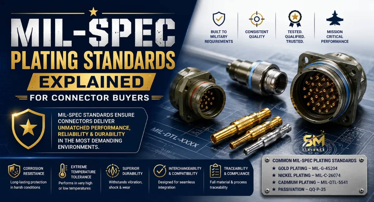 MIL-spec plating standards for connector buyers