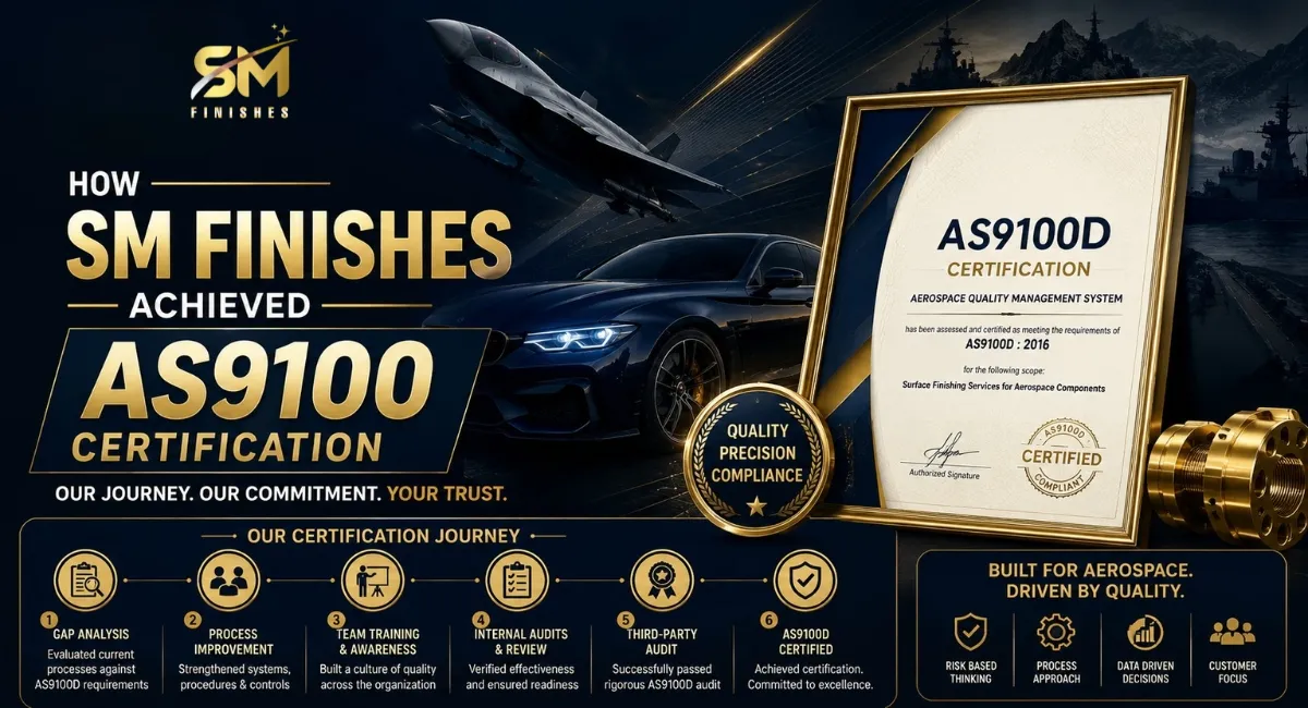 How SM Finishes achieved AS9100 certification